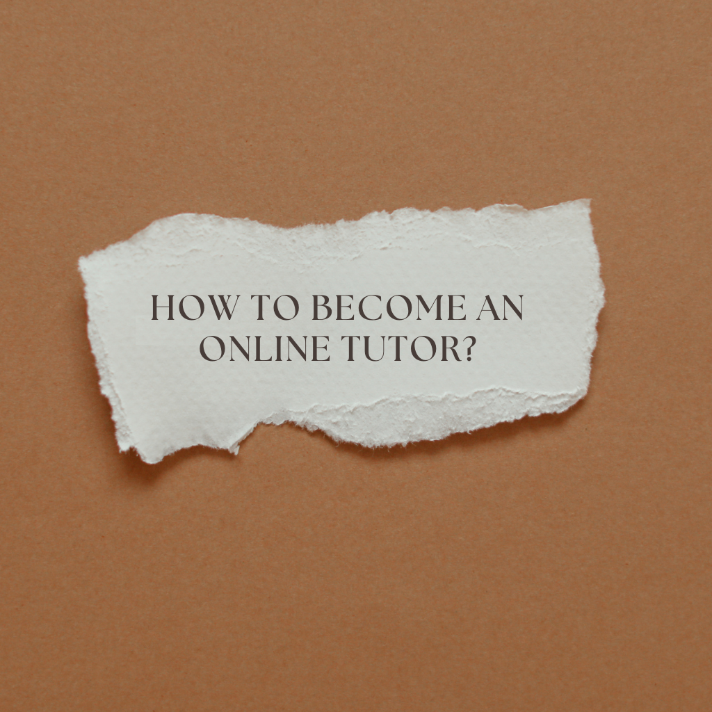 how to become an online tutor